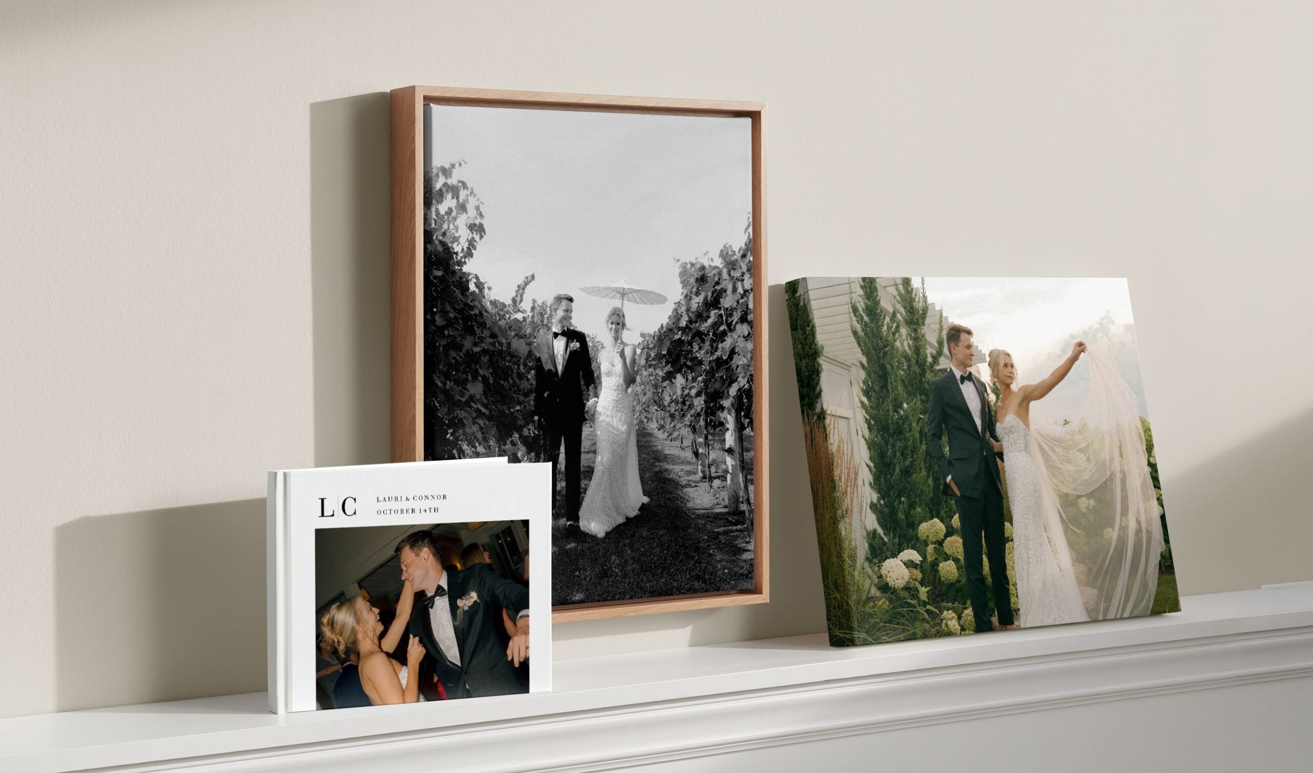 wedding photo book wedding wall art