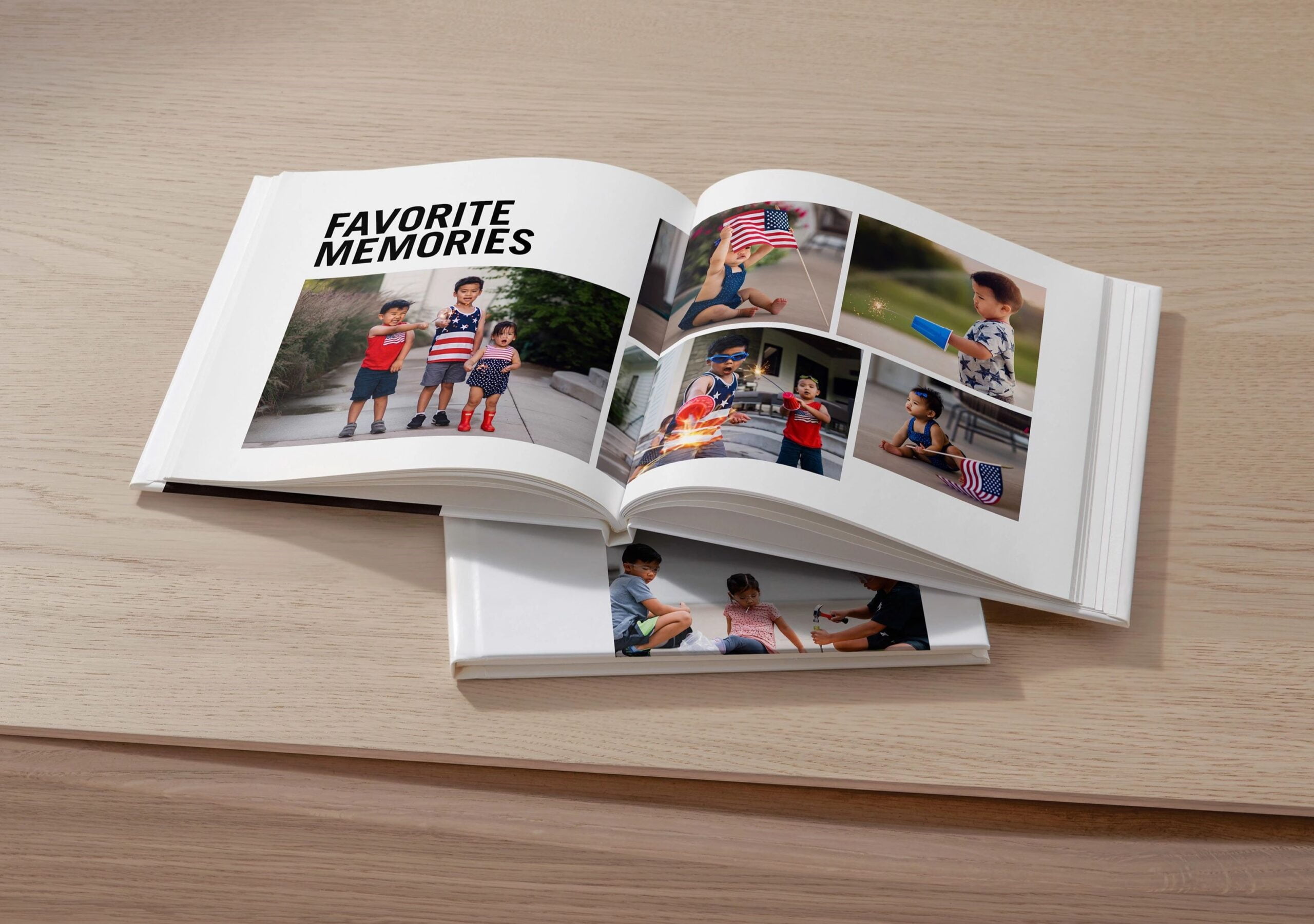 photo book that says favorite memories