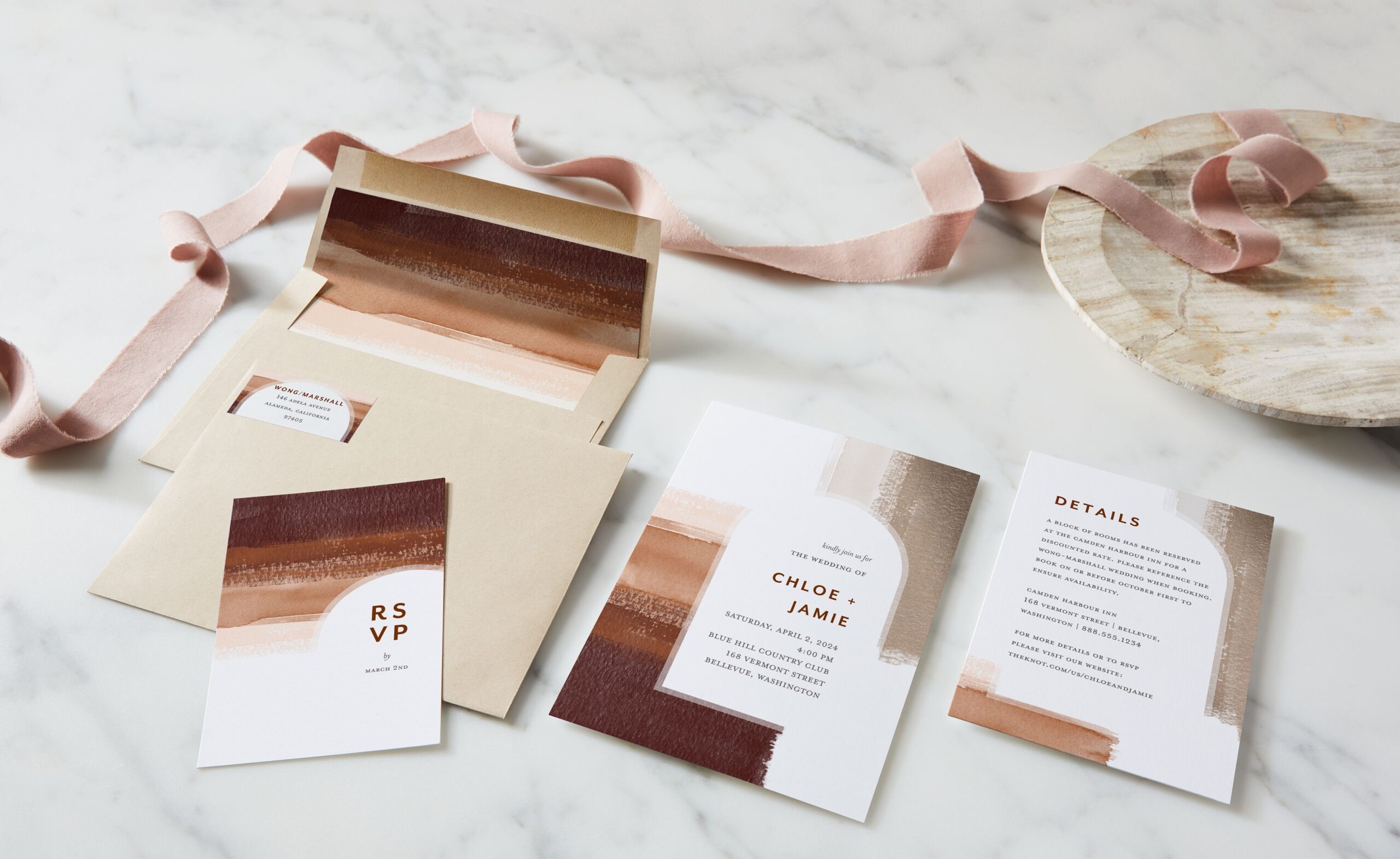 wedding invitation suite
