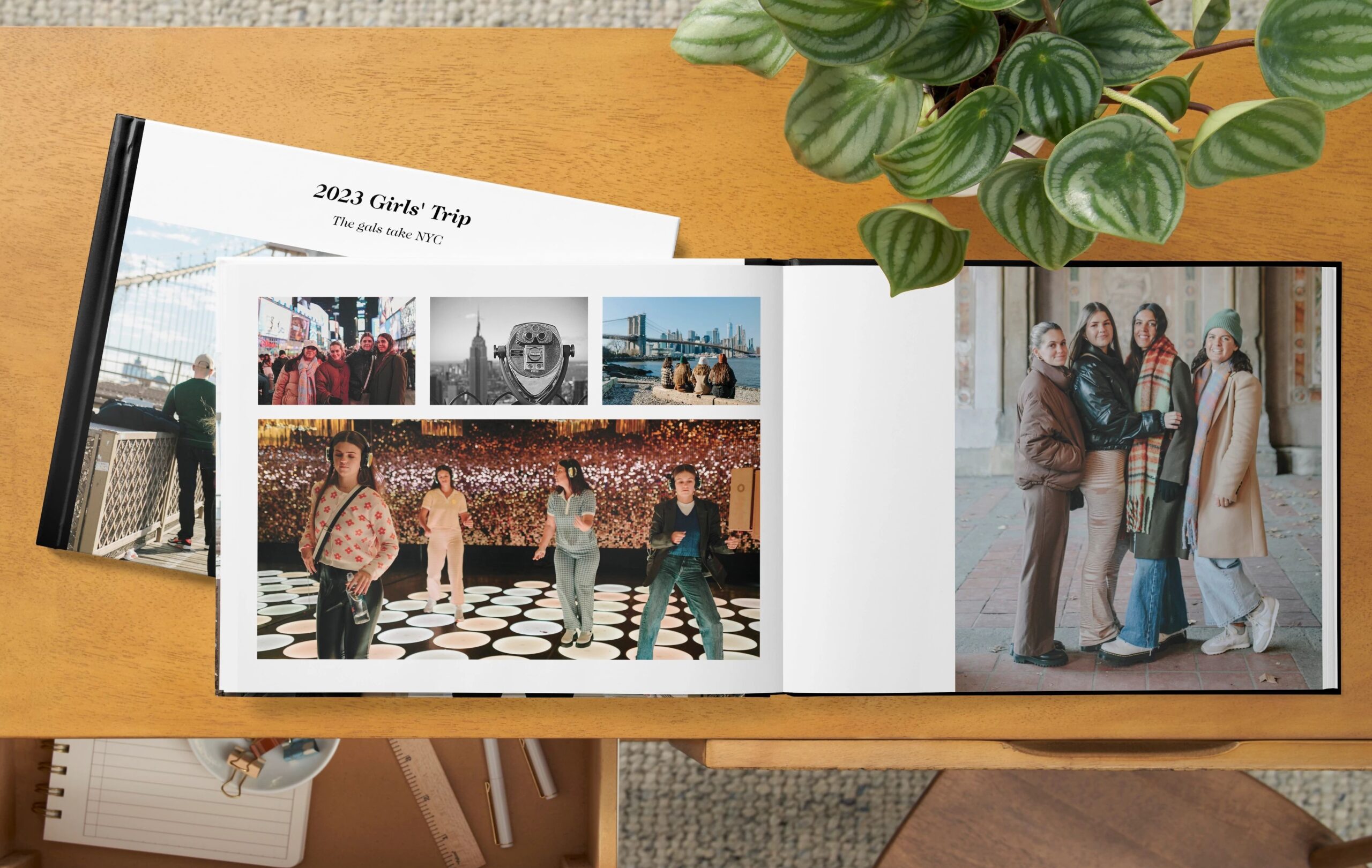 girls trip travel photo book