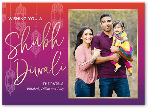 diwali wishes on card