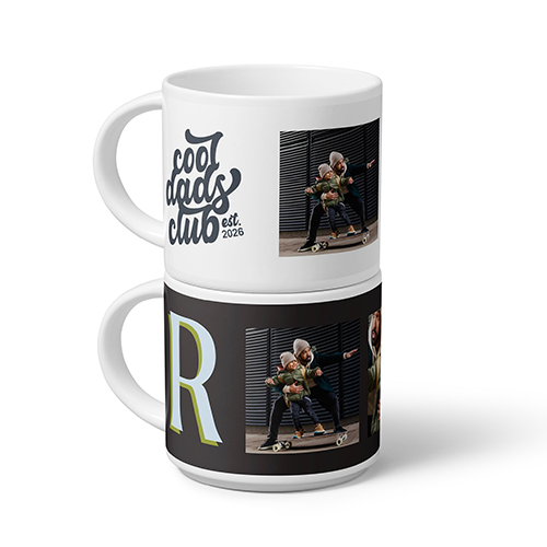 stackable mug for father's day