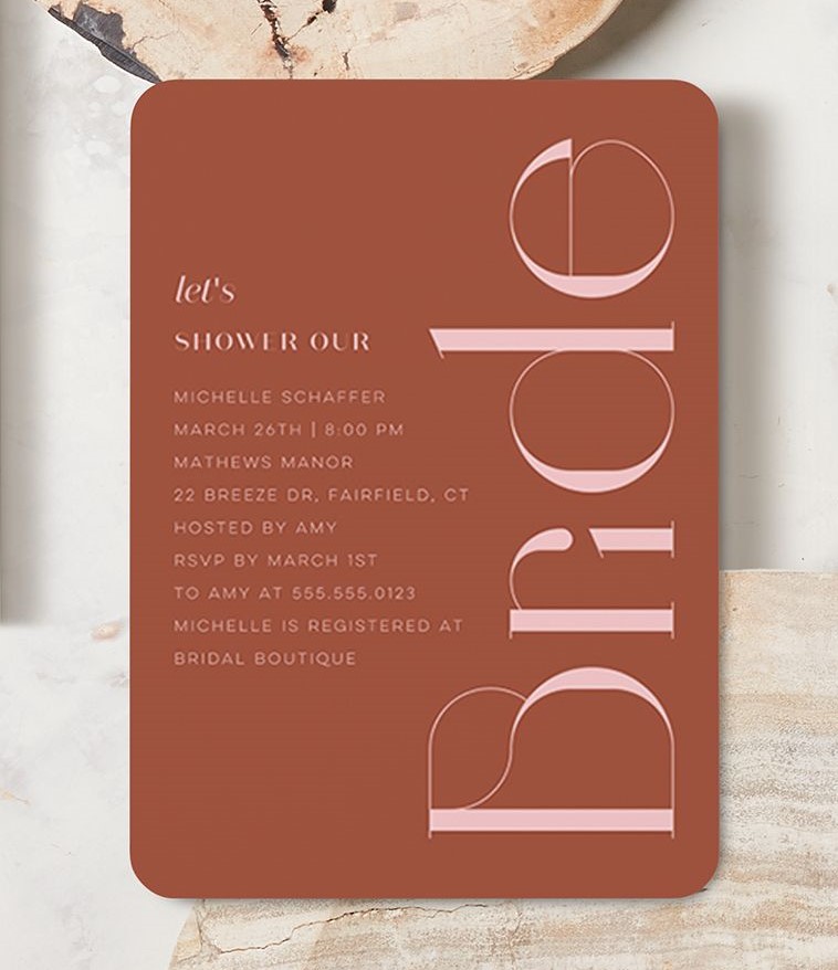 bridal shower invitation