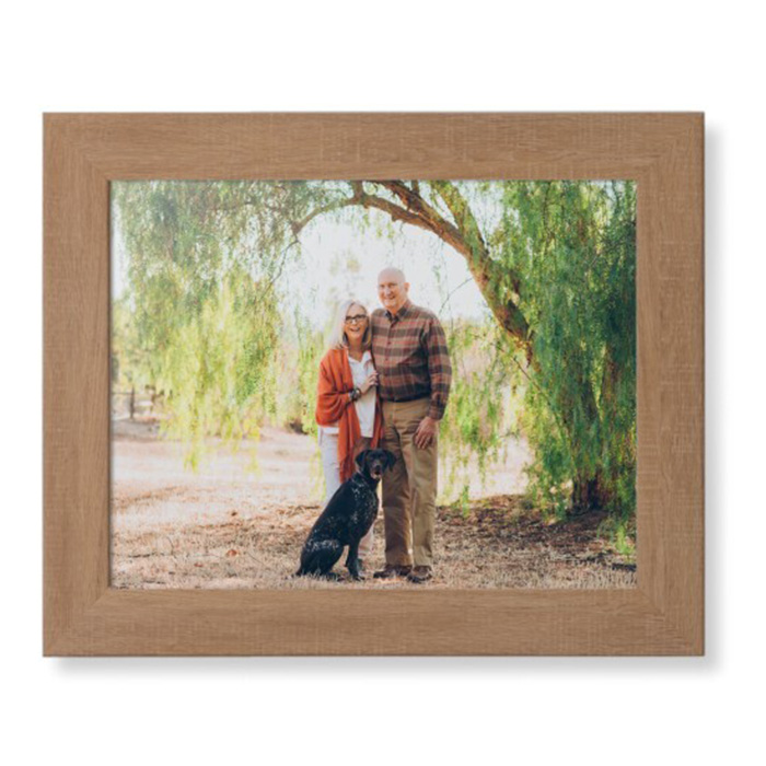 framed print with photo of grandparents