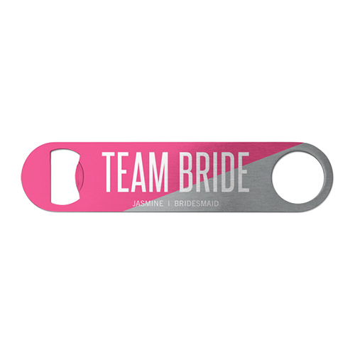 team bride bottle opener