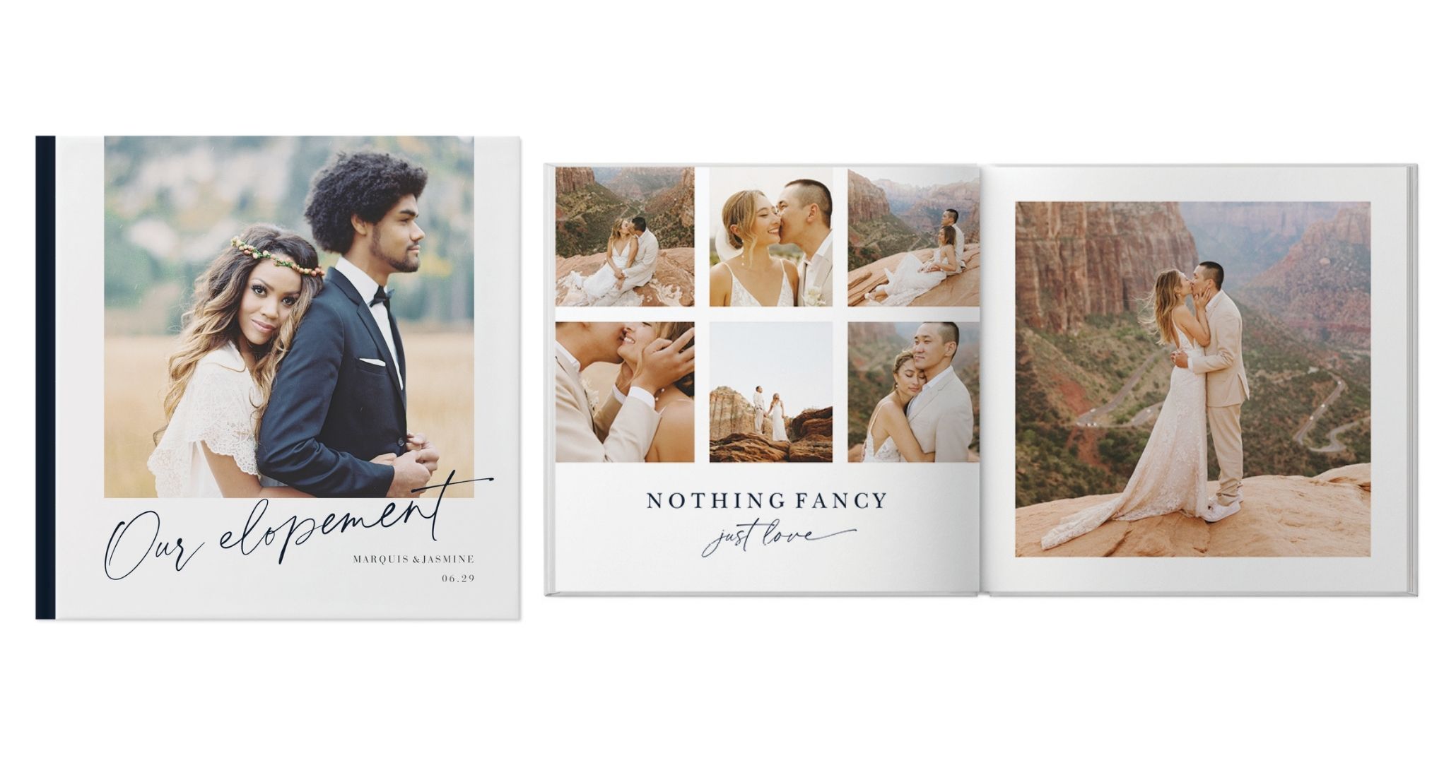 elopement photo book