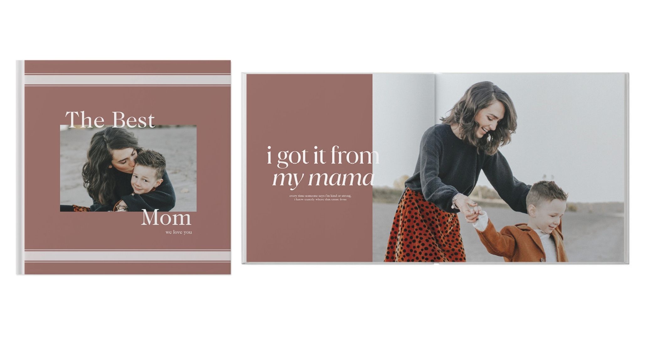 Moments with Mom and Dad Photo Book design template