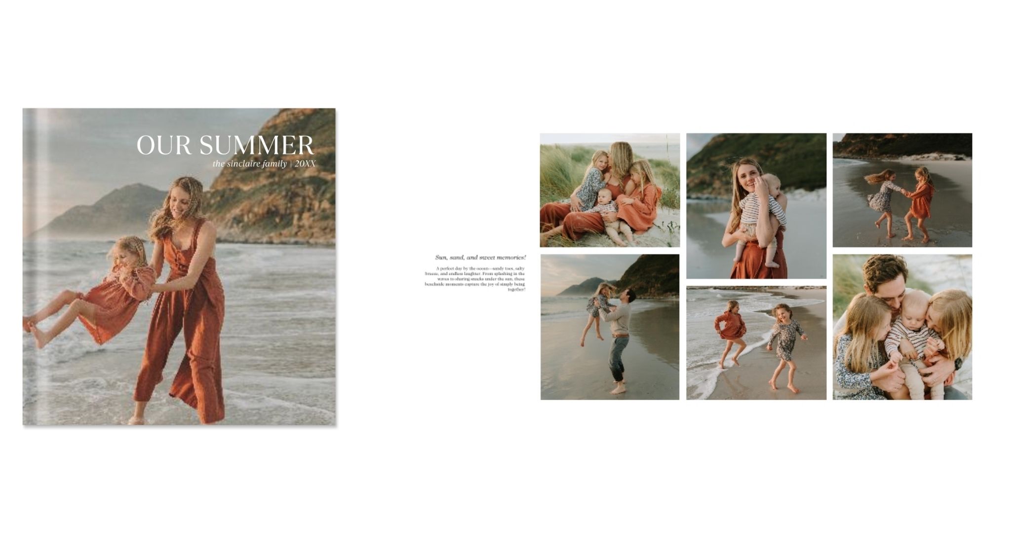 Photo-Wrapped Photo Book design template