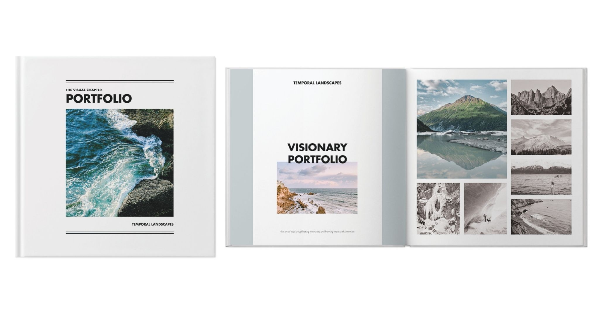 Professional Portfolio Photo Book design template