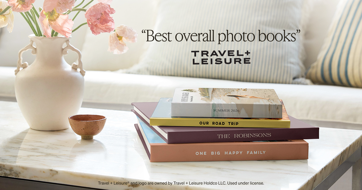 "Best overall photo books" - Travel + Leisure
