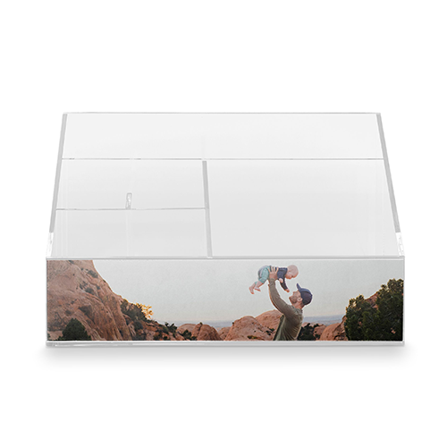 acrylic personalized desk organizer