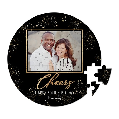 50th birthday photo puzzle