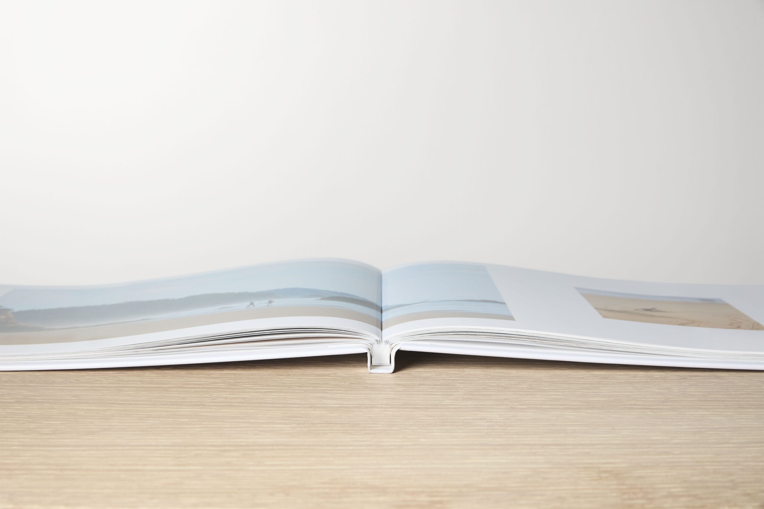 standard layflat photo book pages