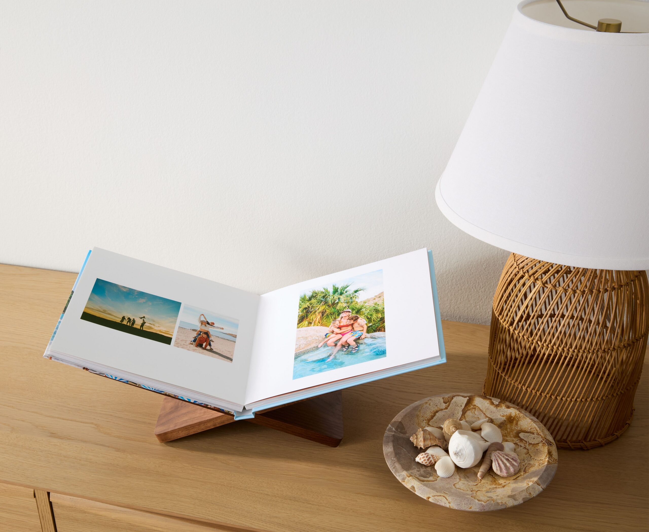 open deluxe layflat photo book 10x10 hardcover